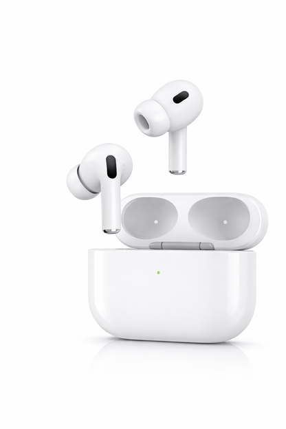 White ANC Wireless Earbuds with Charging Case | Noise Cancellation, Premium Sound