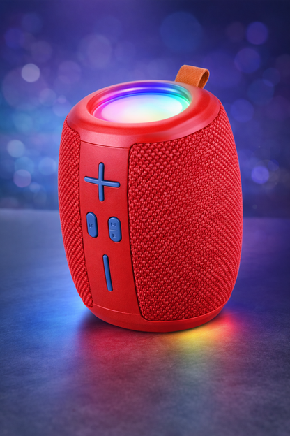 Fabric RGB Bluetooth Speaker | Portable Wireless Speaker with LED Light